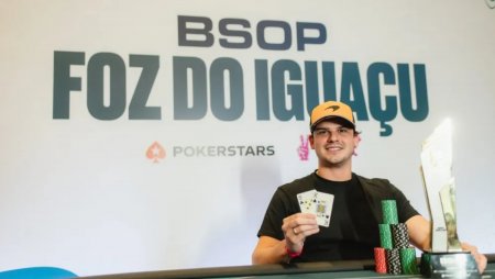 Herbert Farias bate Rafael Moraes e é campeão do R$ 15K 1-Day High Roller PKO do BSOP Foz