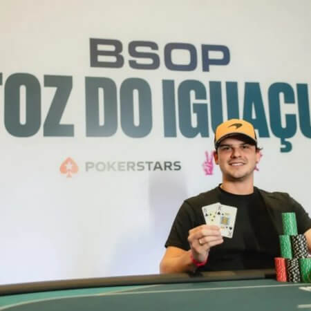Herbert Farias bate Rafael Moraes e é campeão do R$ 15K 1-Day High Roller PKO do BSOP Foz