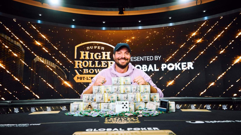 John Riodan é campeão do US$ 100K Super High Roller Bowl em arrancada épica
