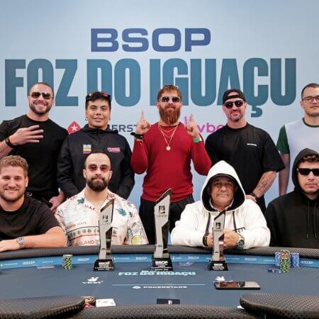 Carlos Serrano chega ao bi no BSOP Foz com cravada no R$ 25K Super High Roller