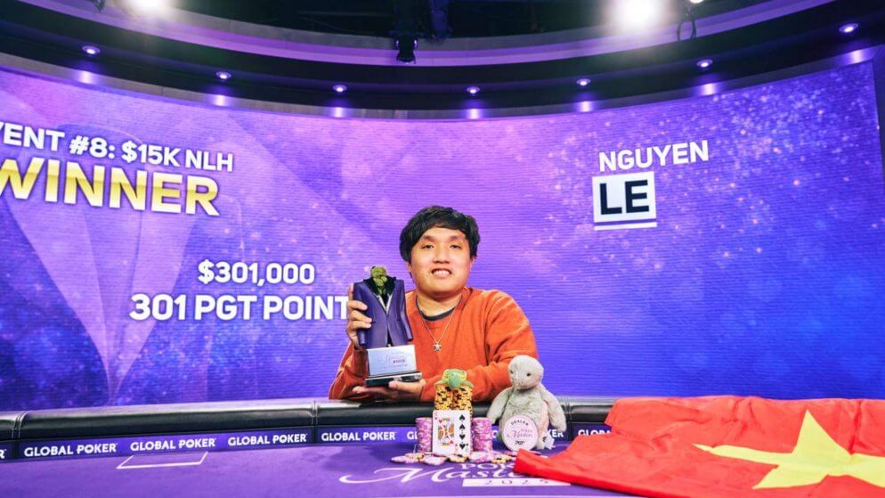 Nguyen Le evita bi de Alex Foxen e crava o Evento #8 do Poker Masters