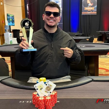 Rodrigo Araújo fecha Enjoy Poker Week em alta nota com cravada no The Closer
