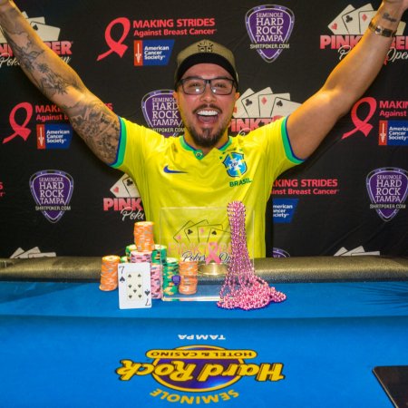 Rafael Reis é campeão do US$ 1.200 PPO Championship no Seminole Hard Rock Tampa