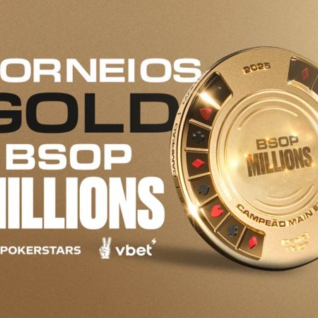 BSOP Millions confirma oito eventos Gold com premiações milionárias