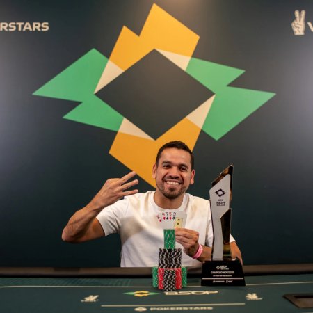 Alex Manzano chega ao bi com vitória no R$ 15K PLO5 1-Day High Roller PKO do BSOP Millions