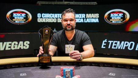 Ariel Bahia é campeão do R$ 50K Mega High Roller do KSOP South America
