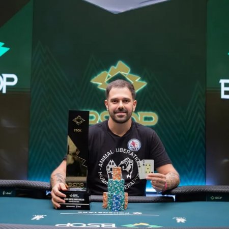 Felipe Boianovsky crava o Super High Roller de R$ 250K no BSOP Millions e fatura R$ 3,2 milhões
