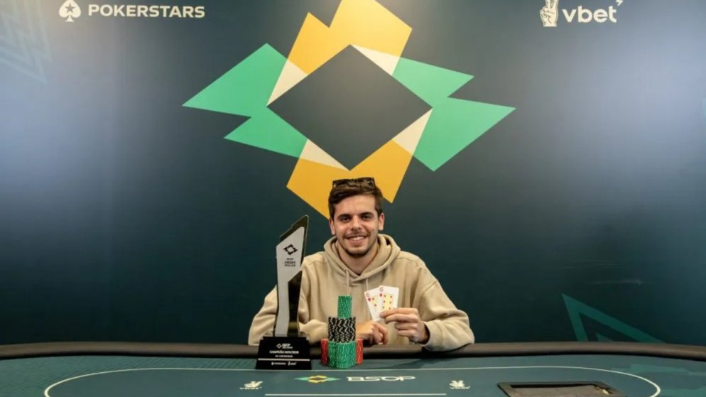 Hugo Machado bate Victor dos Santos e é campeão do R$ 25K 2-Day High Roller do BSOP Millions