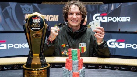 Lucas Fauth é campeão do Main Event do KSOP South America