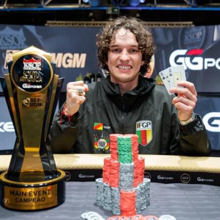 Lucas Fauth é campeão do Main Event do KSOP South America