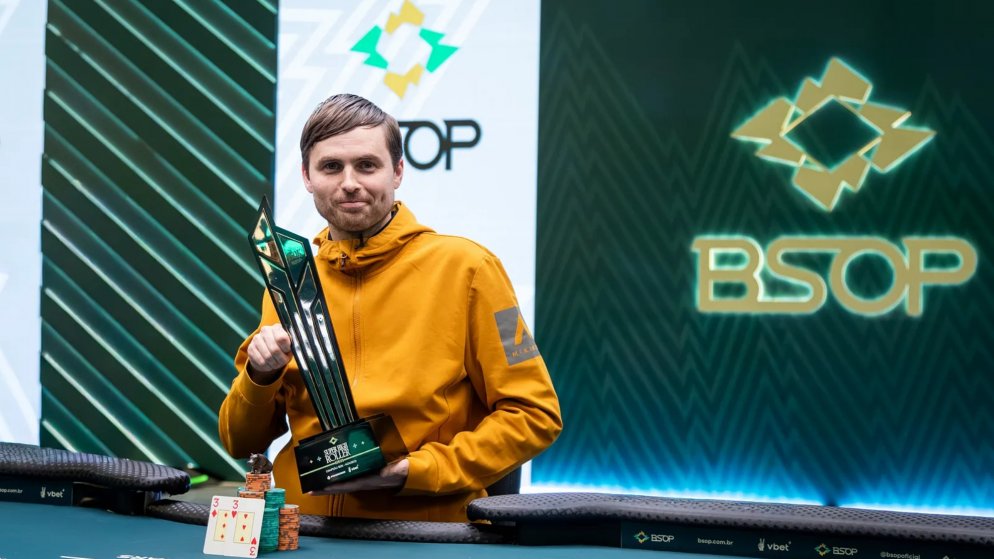 Martin Kabrhel vira HU após desvantagem de 14:1 e é campeão do R$ 150K SHR do BSOP Millions