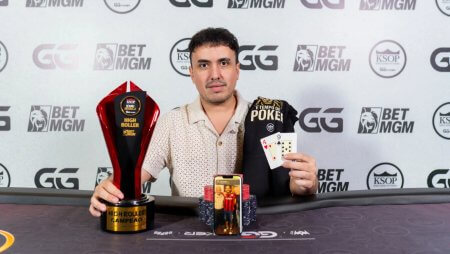 Max Castagnini é campeão do R$ 15K BetMGM do KSOP South America