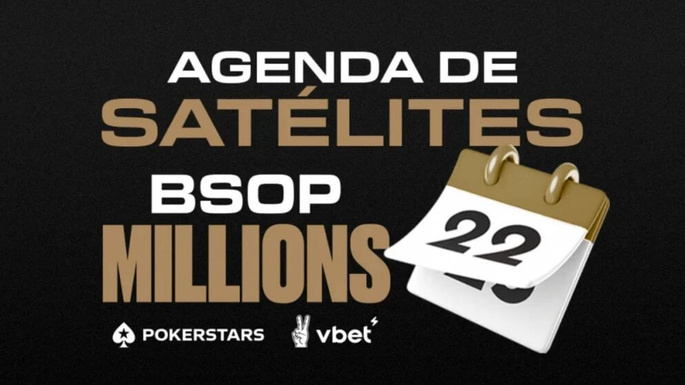 Últimos satélites para o Main Event do BSOP Millions acontecem hoje e amanhã no PokerStars