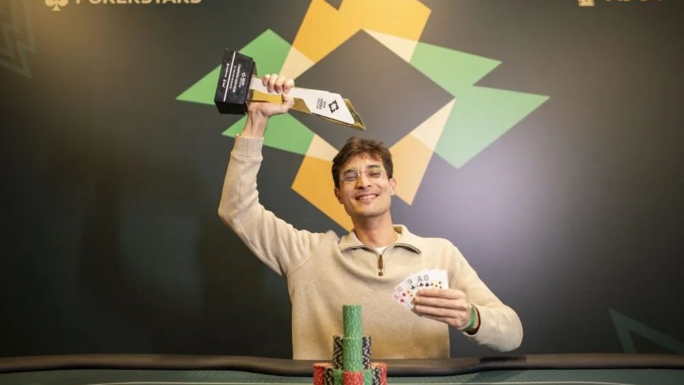 Victor Eguti é campeão do R$ 10K PLO-5 2-Day High Roller PKO do BSOP Millions