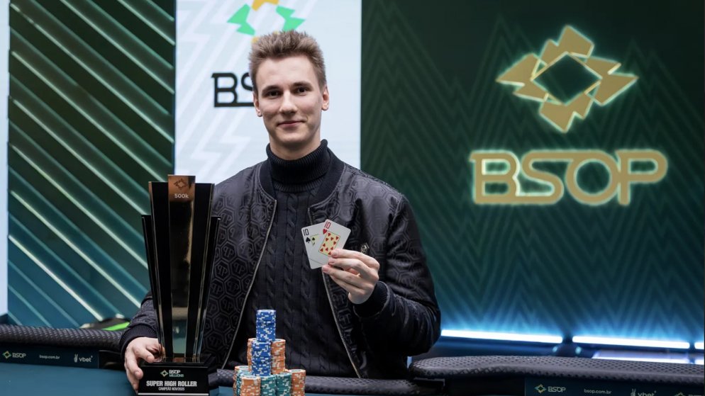Tcheco Zdenek Zizka bate Boianovsky e é campeão do R$ 500K Super High Roller