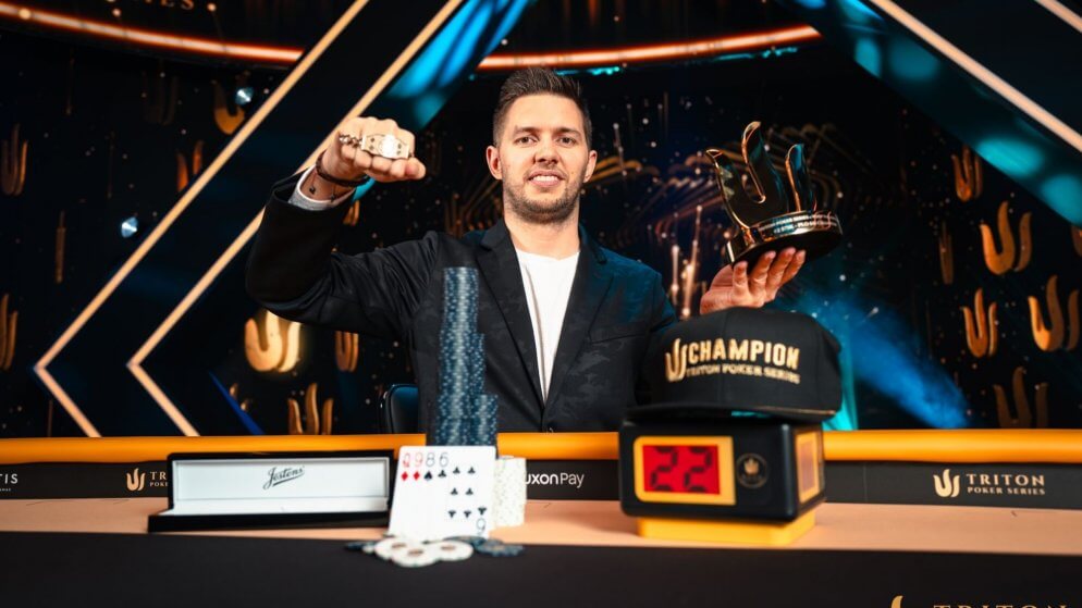 Matthias Eibinger é campeão do US$ 75K PLO da Triton na WSOP Paradise