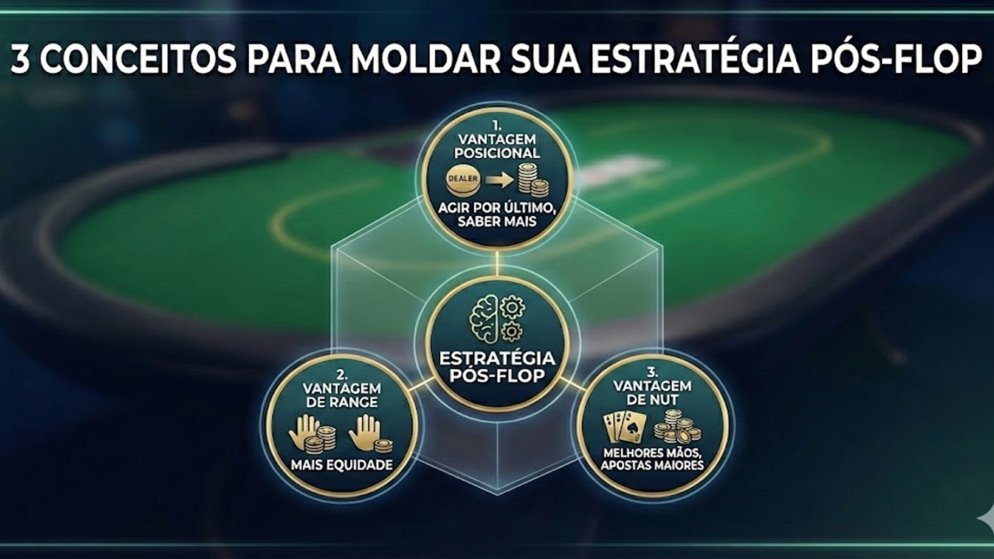 3 conceitos que devem moldar sua estratégia pós-flop