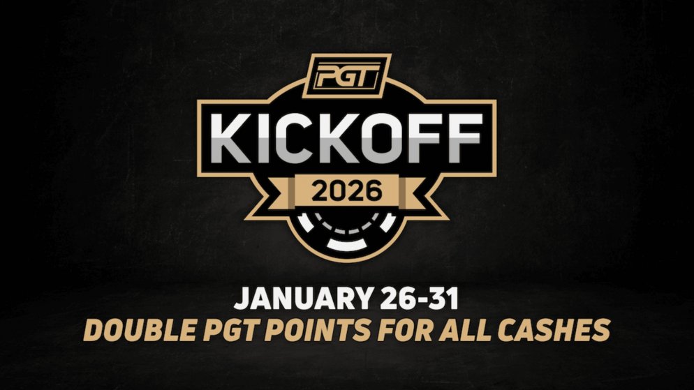 PGT Kickoff começa hoje e com pontuação dobrada