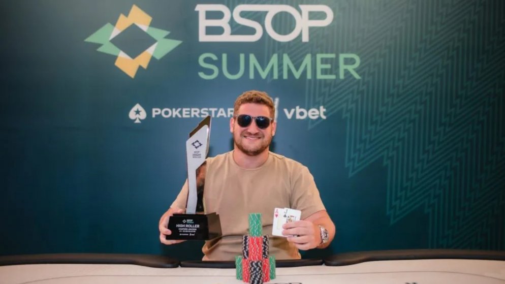 Pedro Cassar fatura segundo título no BSOP Summer com cravada no R$ 25K High Roller PKO