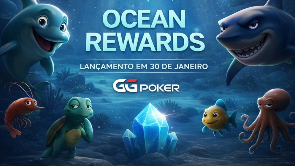 Novo programa de fidelidade “Ocean Rewards” do GGPoker oferece até 80% de Cashback