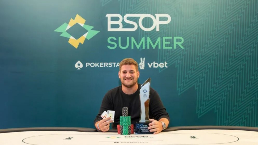 Pedro Cassar é campeão do R$ 25K High Roller do BSOP Summer