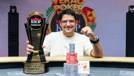 Rodrigo Guimarães é campeão do Main Event do KSOP Rio de Janeiro