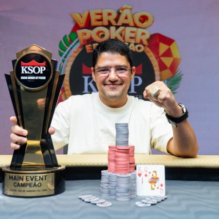 Rodrigo Guimarães é campeão do Main Event do KSOP Rio de Janeiro