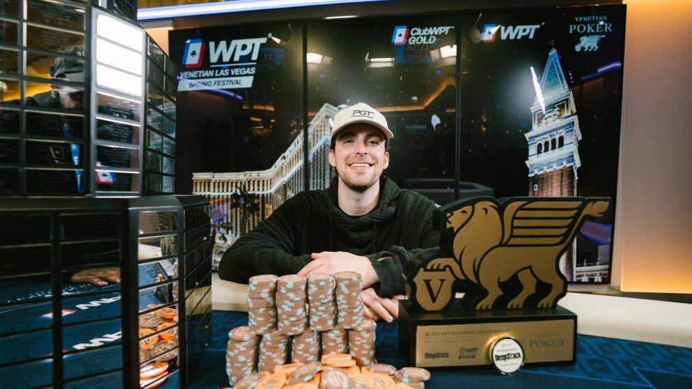Nick Seward é campeão do WPT Venetian Championship