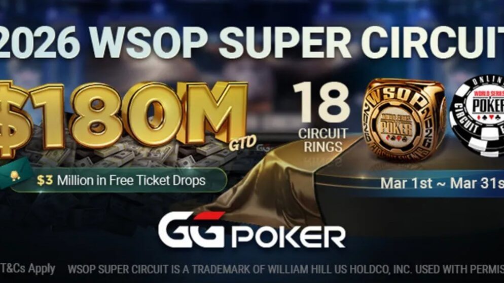 WSOP Super Circuit Retorna ao GGPoker com 18 Anéis e US$ 180 Milhões Garantidos