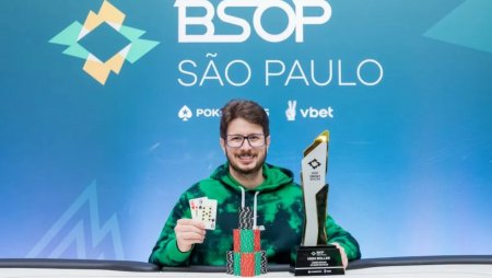 Com belo hero call, Aloísio Dourado é campeão do R$ 15K Grand High Roller do BSOP São Paulo