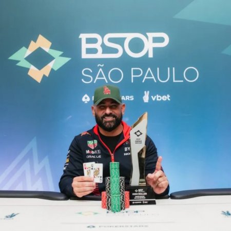 Daniel Croce é campeão do R$ 10K 2-Day High Roller do BSOP São Paulo