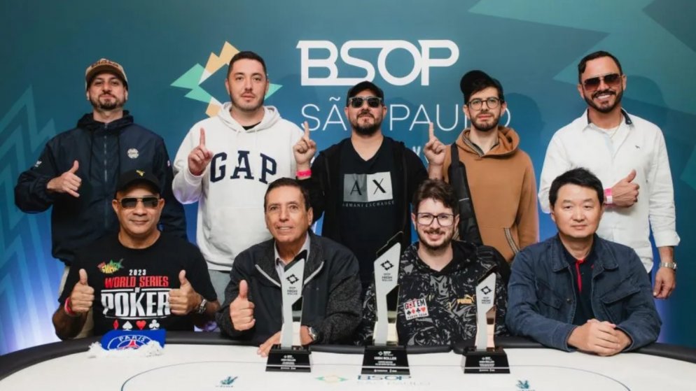 Fausto Martello lidera FT do R$ 25K Super High Roller do BSOP São Paulo
