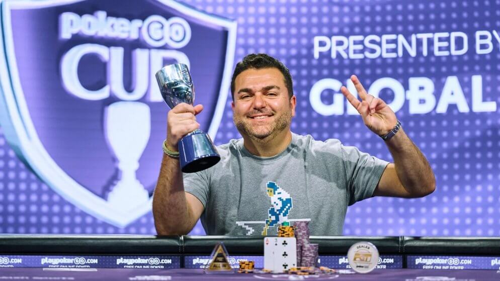 Filipp Khavin chega ao bi na PokerGO Cup com cravada no Evento #8