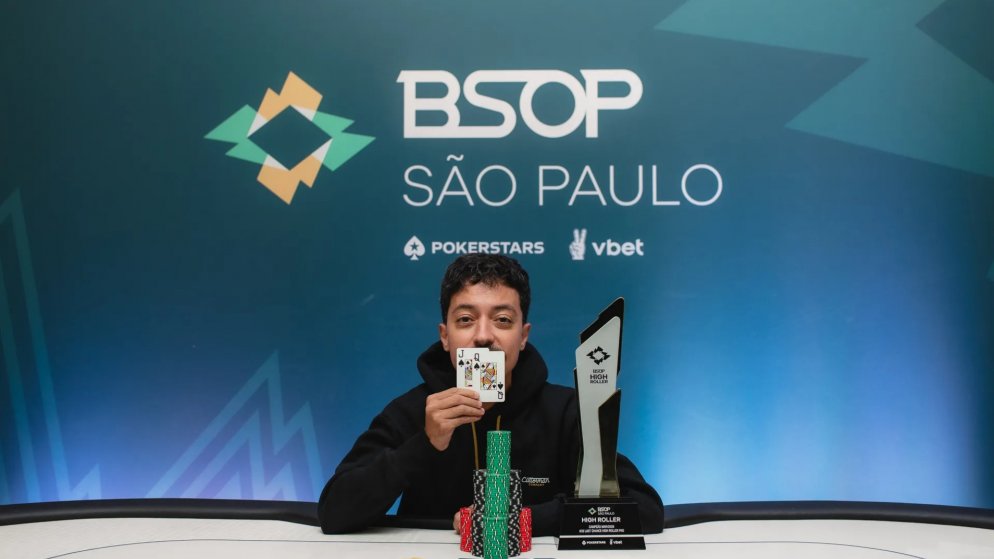 Marcos Sketch fecha o BSOP São Paulo com chave de ouro e vence o R$ 10K Last Chance