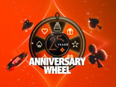 PartyPoker celebra 25 anos com roleta de prêmios distribui até US$2.500 em dinheiro