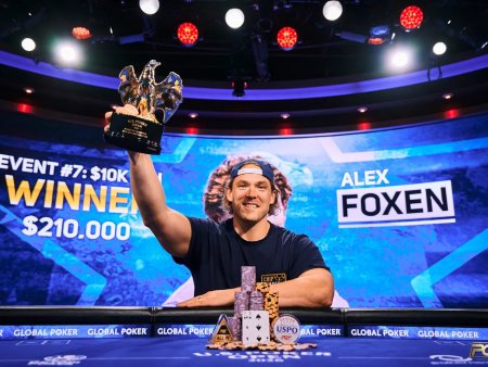 Alex Foxen é campeão do Evento #7 do US Poker Open