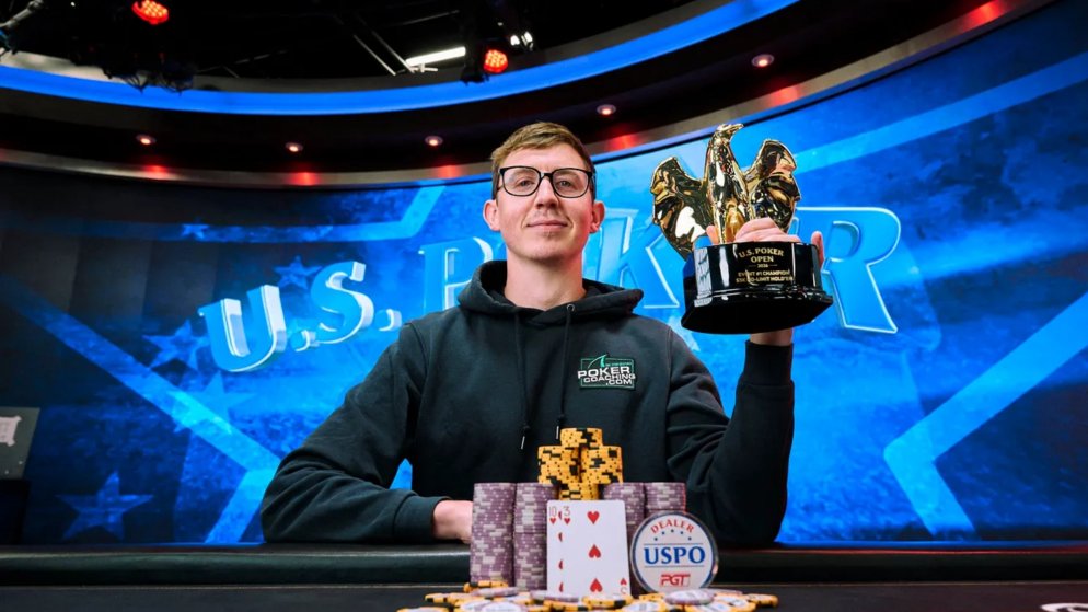 Brock Wilson chega ao terceiro troféu da PGT em um mês com cravada no Evento #1 do US Poker Open