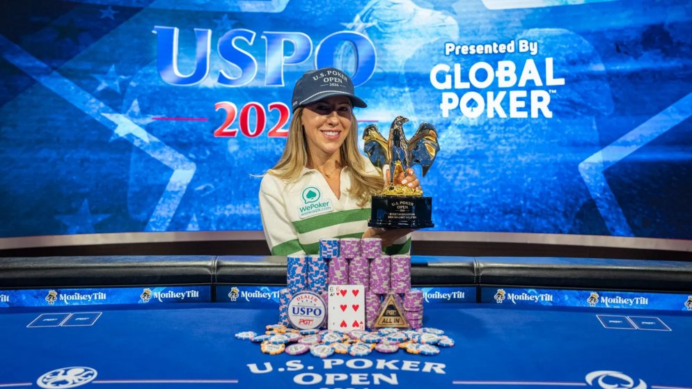 Kristen Foxen é campeã do Evento #4 do US Poker Open