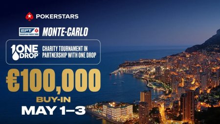 PokerStars e One Drop Foundation: Aliança solidária chega ao EPT Monte Carlo