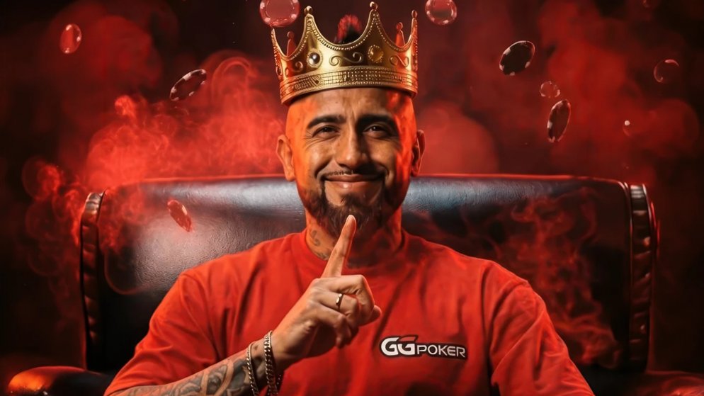 Boleiro Arturo Vidal é anunciado como embaixador do GGPoker