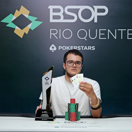 Carlos Serrano acaba favoritismo de Giordano e vence o R$ 15K Grand High Roller do BSOP Rio Quente