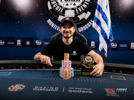 João Webber é campeão do The Closer da WSOPC Montevidéu e leva o anel