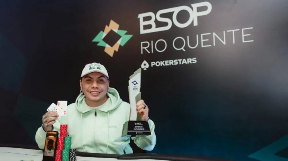 Sebastian Fonseca é campeão do R$ 10K 1-Day High Roller PKO do BSOP Rio Quente após HU relâmpago