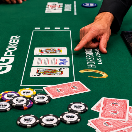 Cena surreal na WSOP: flop é aberto com carta de instruções do baralho; assista