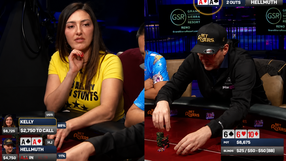 Kelly Lucas aplica slowroll maroto em Phil Hellmuth, assista