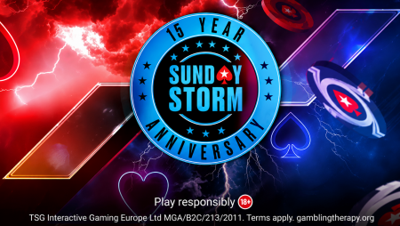 Sunday Storm Anniversary acontece domingo com US$ 500K GTD e buy-in de apenas $11