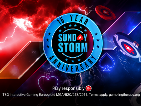 Sunday Storm Anniversary acontece domingo com US$ 500K GTD e buy-in de apenas $11