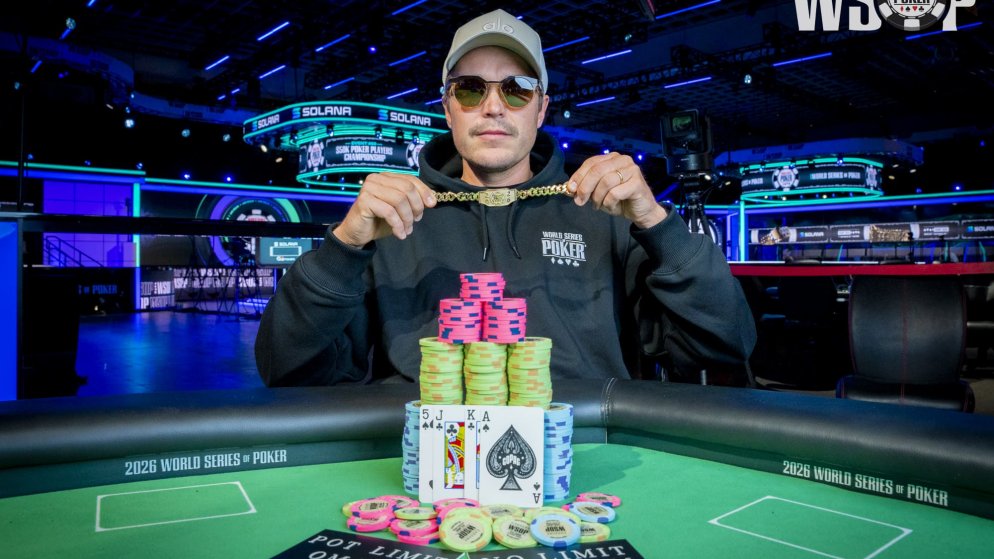 Eelis Parssinen conquista terceiro bracelete da WSOP e faz história para a Finlândia