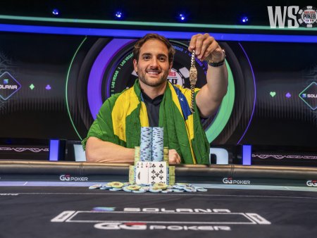 João Simão conquista quarto bracelete e prêmio milionário na WSOP