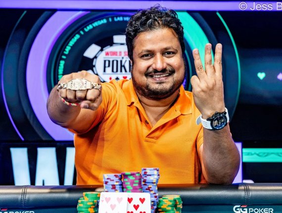 Santhosh Suvarna conquista terceiro bracelete da WSOP e faz história para o poker indiano